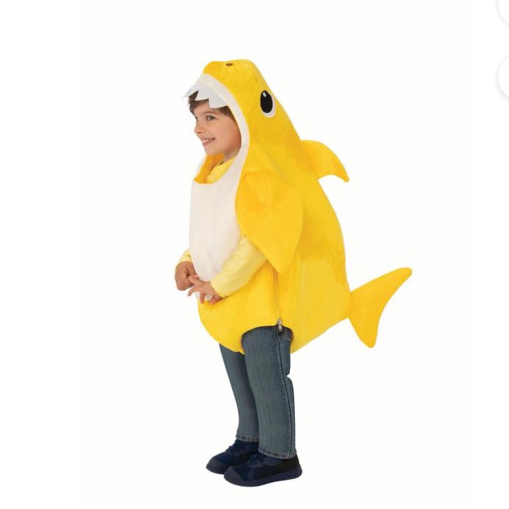 Pinkfong Baby Shark Boy’s Halloween Fantasy Dress Custom Toddler 3T-4T